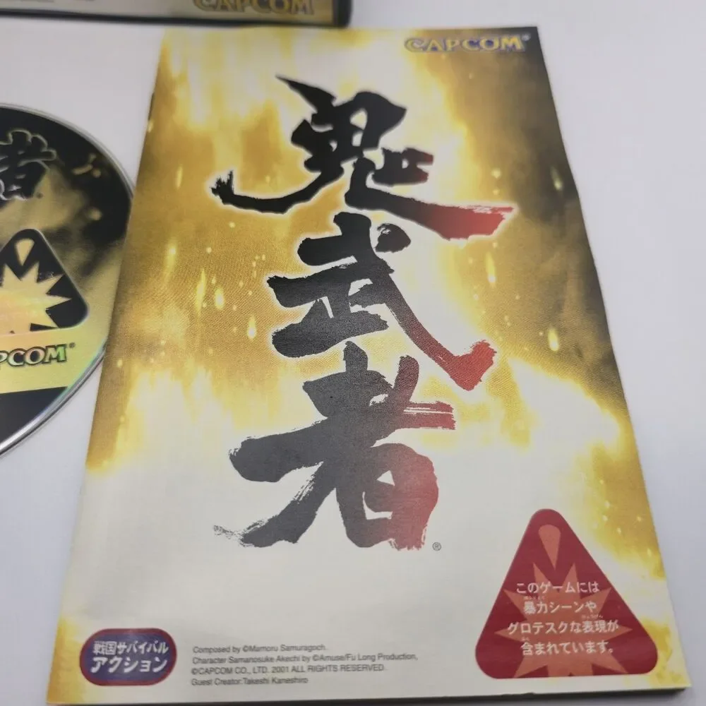 Onimusha: Warlords Capcom Sony PlayStation 2 PS2 Japan Import